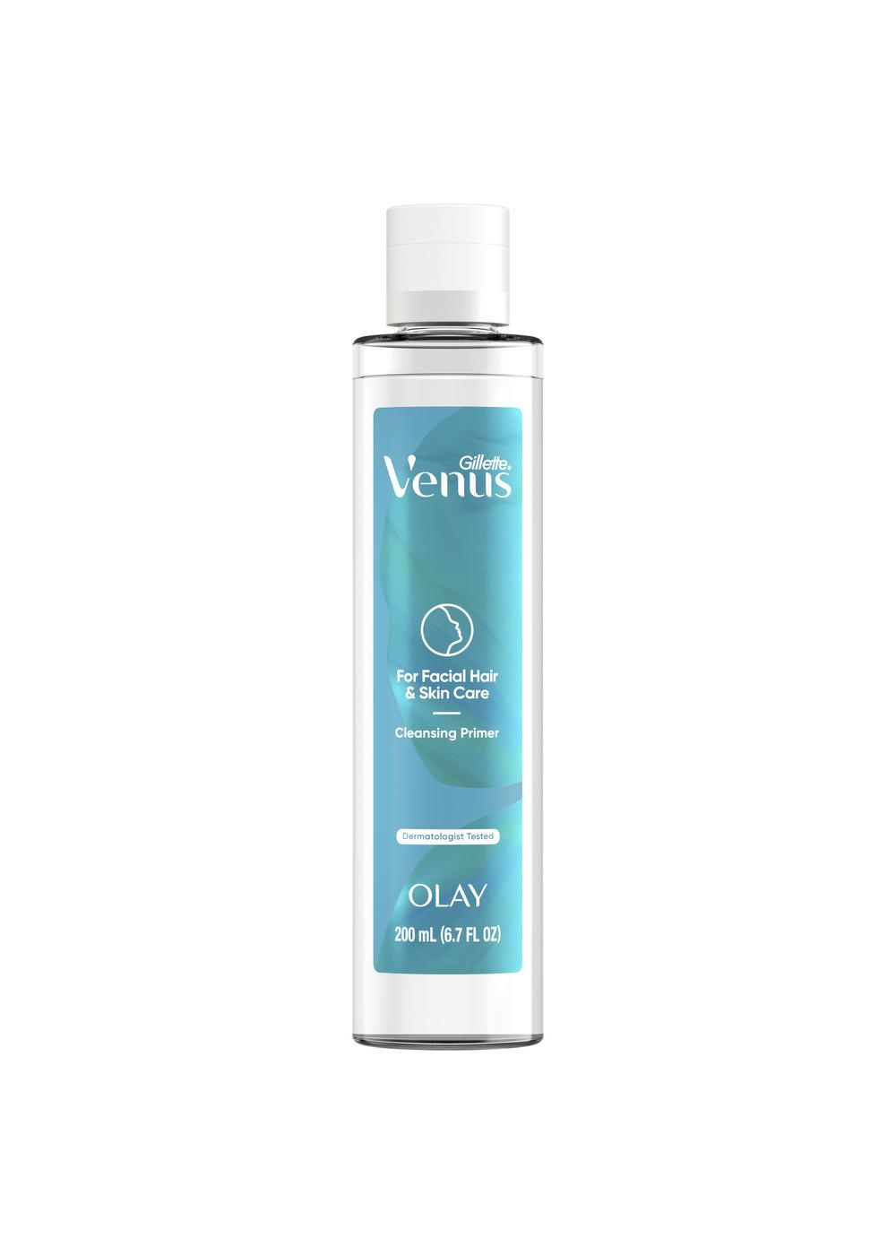 Gillette Venus for Facial Hair & Skin Care Cleansing Primer for Dermaplane Prep; image 1 of 10