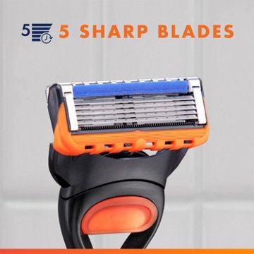 Gillette Fusion5 Shaving Razor + 5 Blade Refills for Men