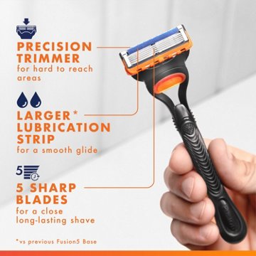 Gillette Fusion5 Shaving Razor + 5 Blade Refills for Men