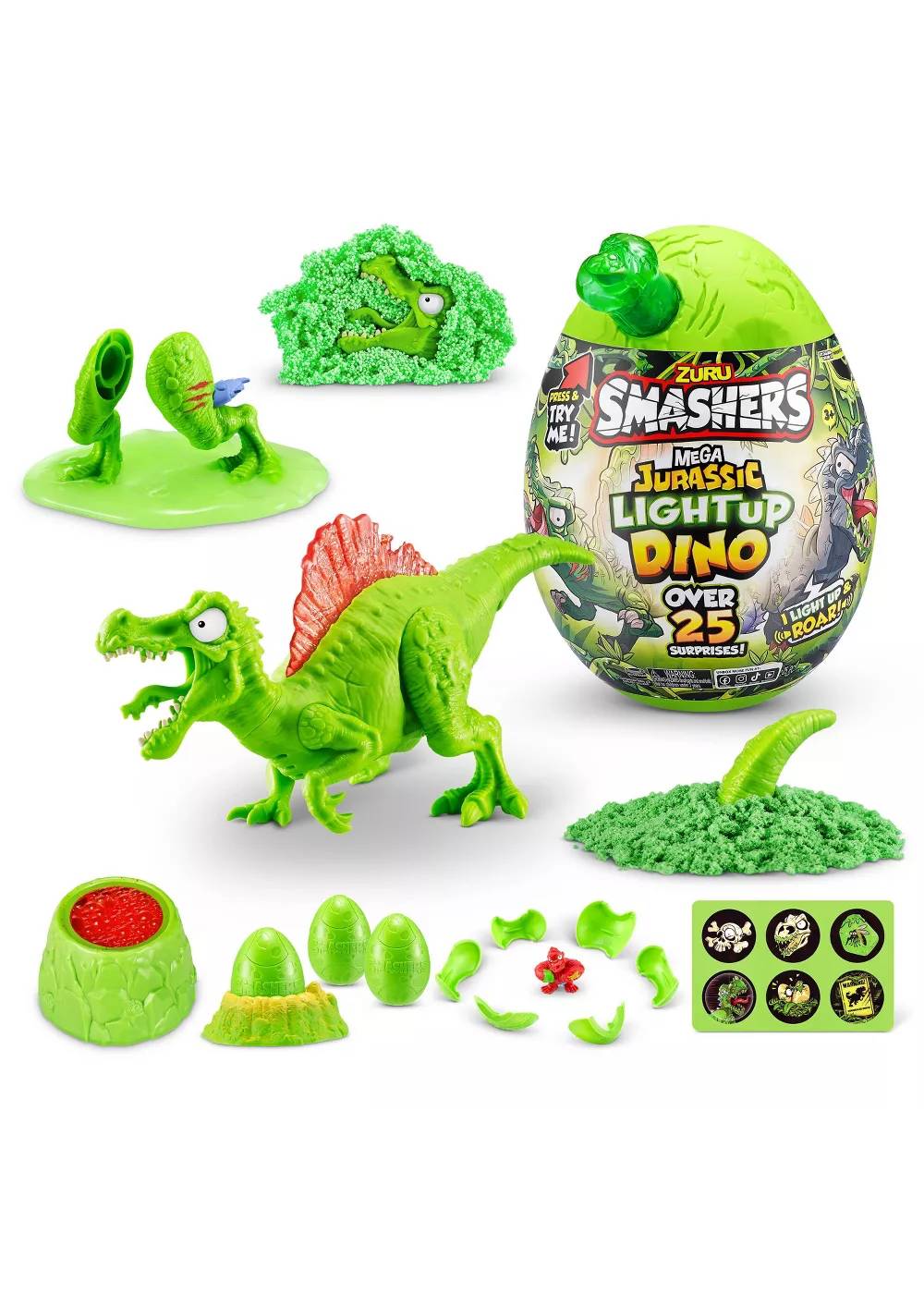 Zuru Smashers Mega Jurassic Light Up Dino Egg; image 2 of 5