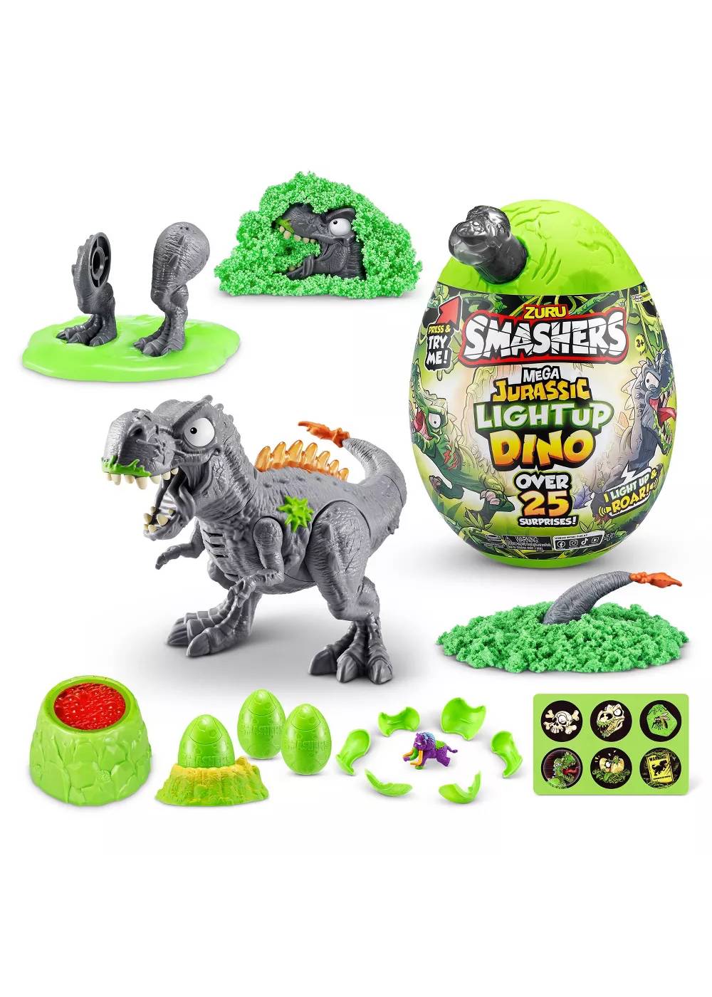 Zuru Smashers Mega Jurassic Light Up Dino Egg; image 3 of 5