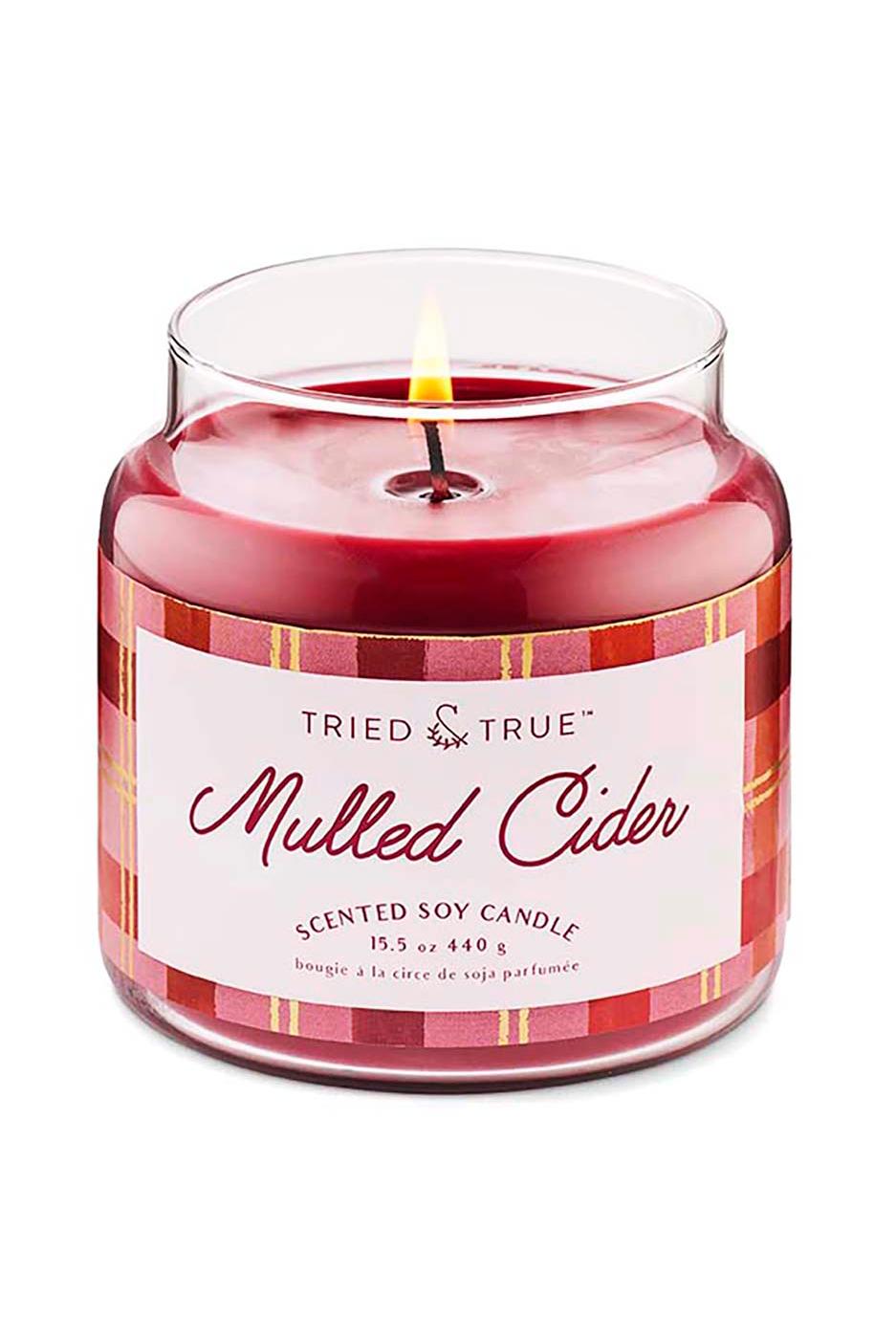 Tried & True Mulled Cider Scented Soy Candle; image 3 of 3