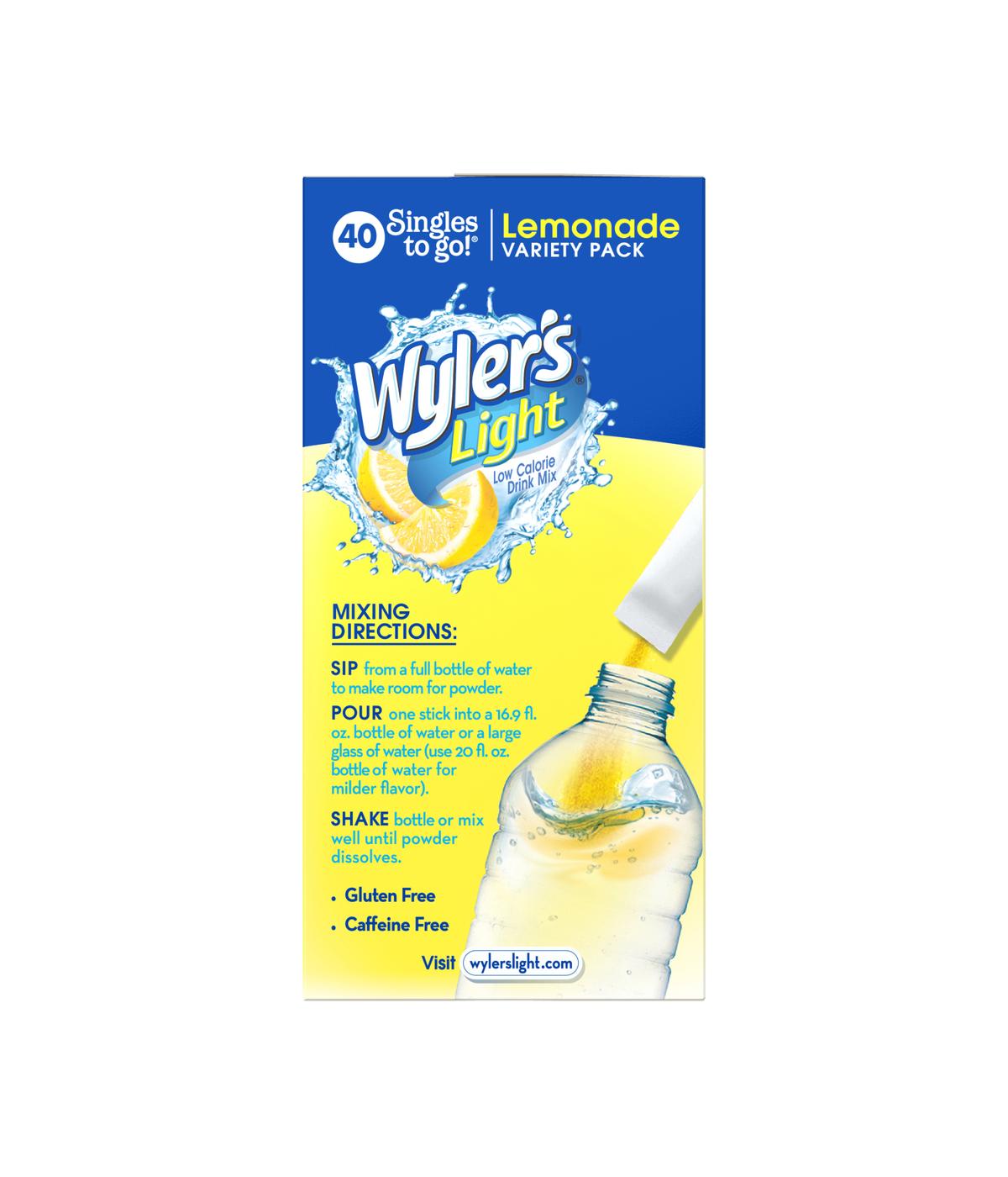 Wyler's Light Singles-To-Go Sugar Free Drink Mix – Lemonade Variety Pack; image 3 of 3
