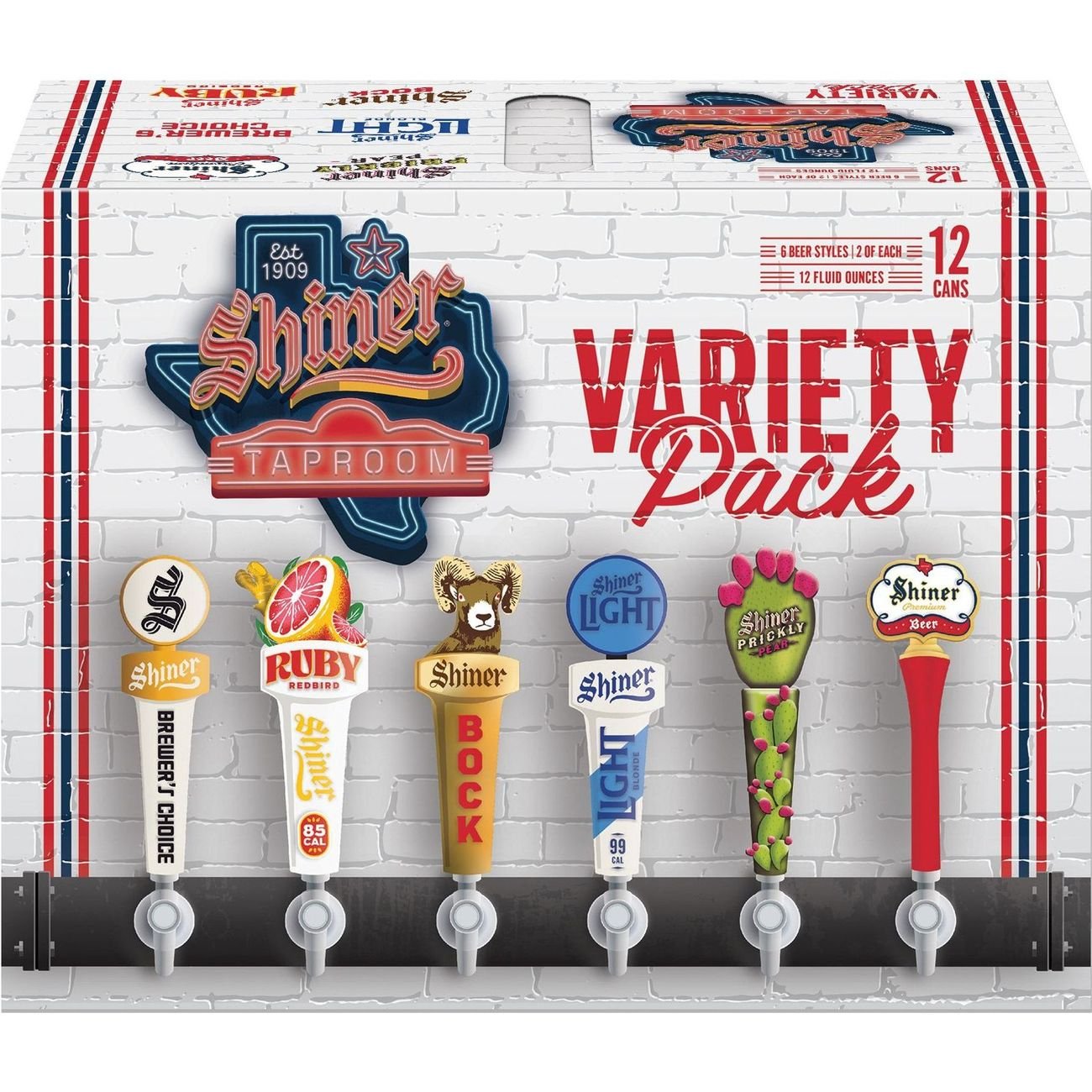 Shiner Tap Room Variety Craft Beer 12 pk Cans, 12 oz