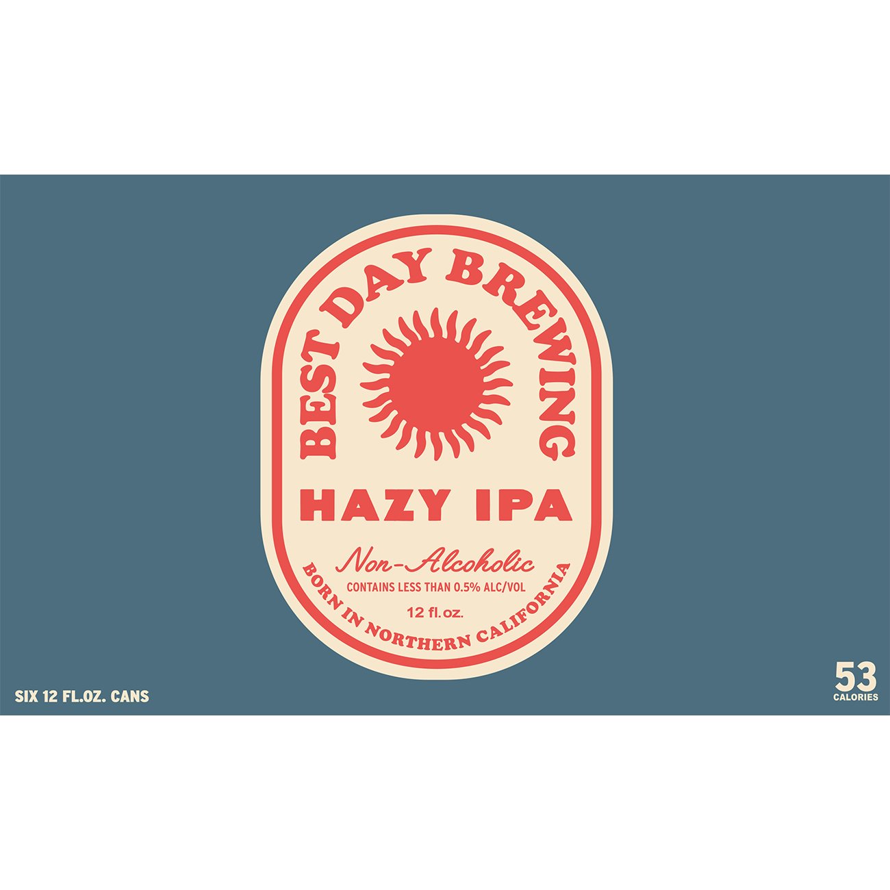 Best Day Brewing Hazy IPA Non Alcoholic 12 oz Cans Shop Beer at HEB