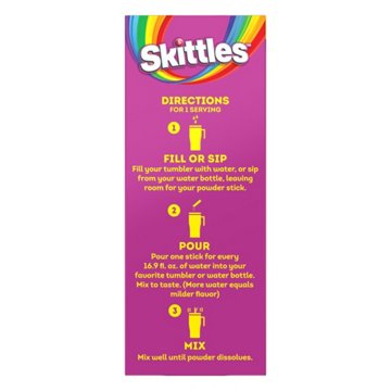 Skittles Singles to Go! Drink Sticks - Wild Berry Variety Pack, 30 ct