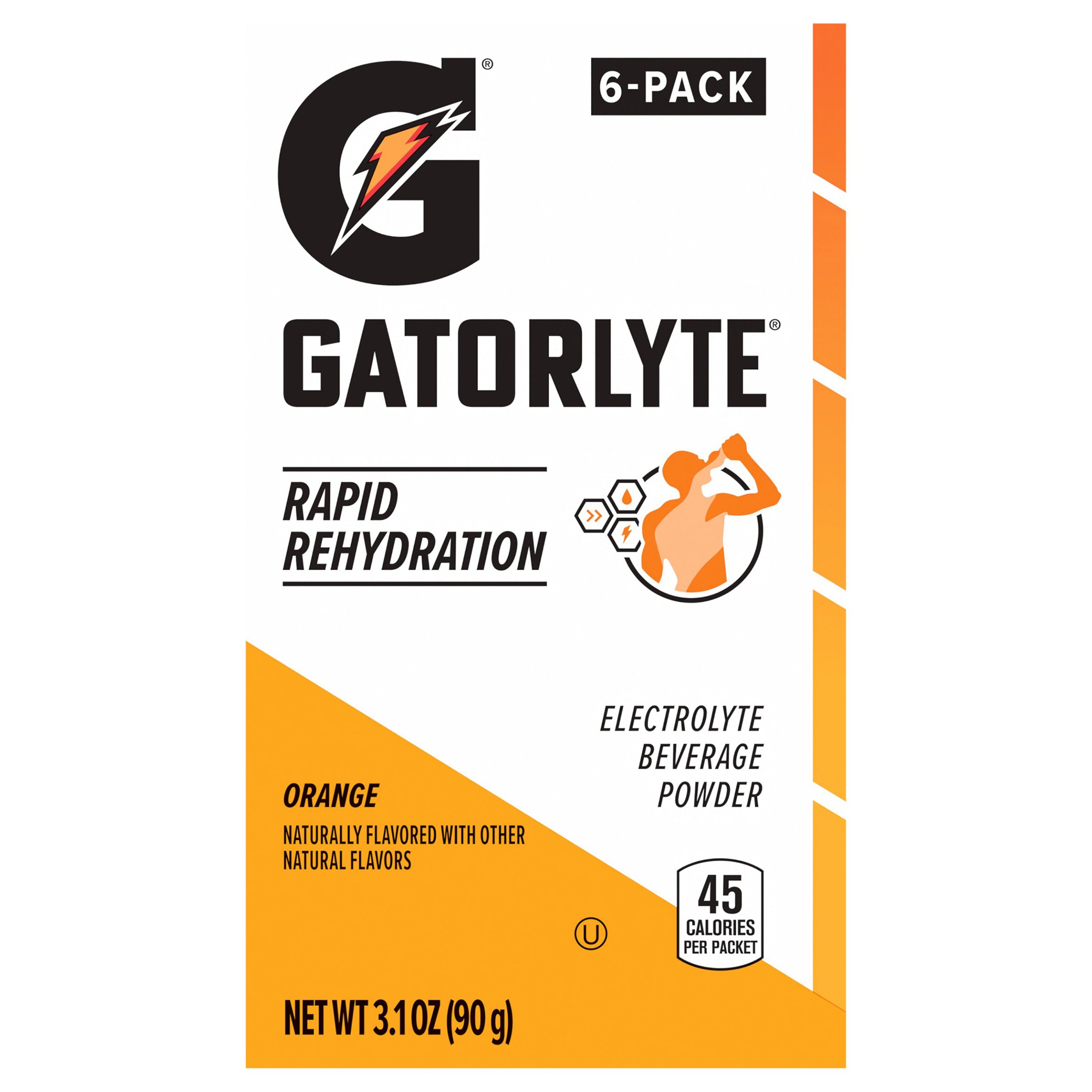 Gatorade Gatorlyte Electrolyte Powder Orange Shop Mixes & Flavor