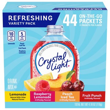 Crystal Light Drink Mix Variety Pack, 44 ct