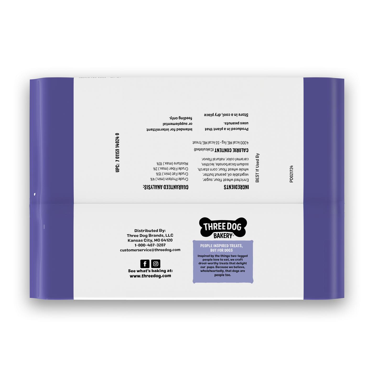 Three Dog Bakery Puppy Butters Peanut Butter Sandwich Cookies Dog