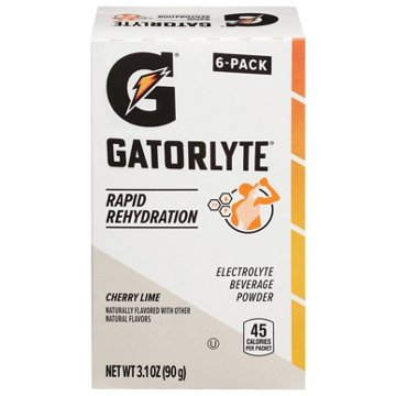 Gatorade Gatorlyte Electrolyte Powder - Cherry Lime, 6 ct