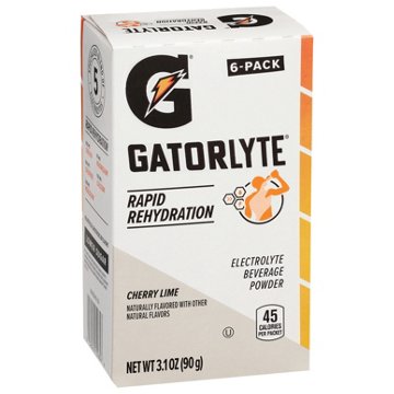 Gatorade Gatorlyte Electrolyte Powder - Cherry Lime, 6 ct