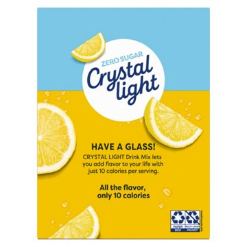 Crystal Light On the Go Drink Mix - Lemonade, 30 ct