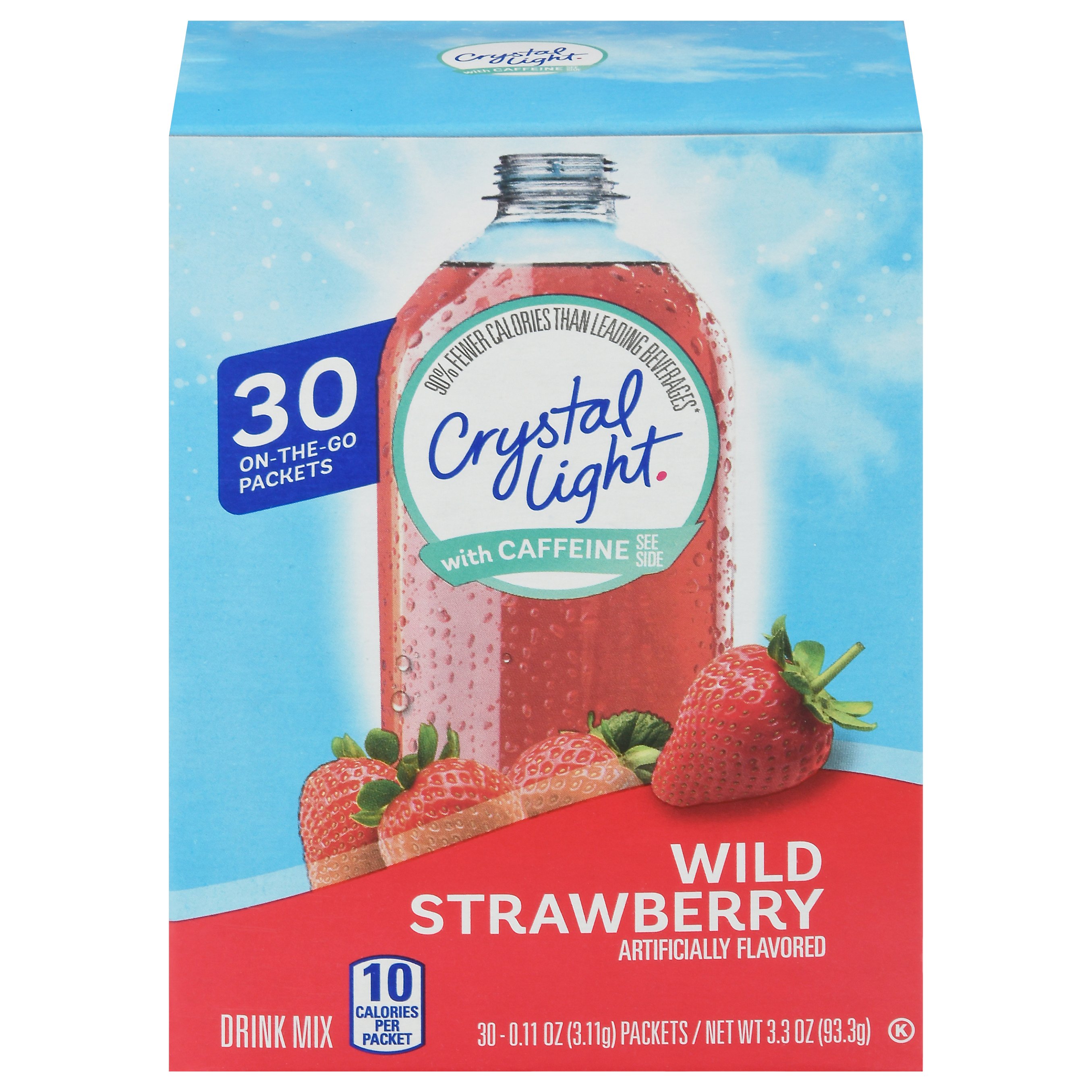 Crystal Light On the Go Drink Mix - Wild Strawberry - Shop Mixes & Flavor  Enhancers at H-E-B