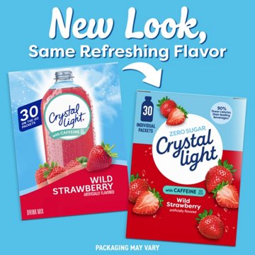 Crystal Light On the Go Drink Mix - Wild Strawberry, 30 ct