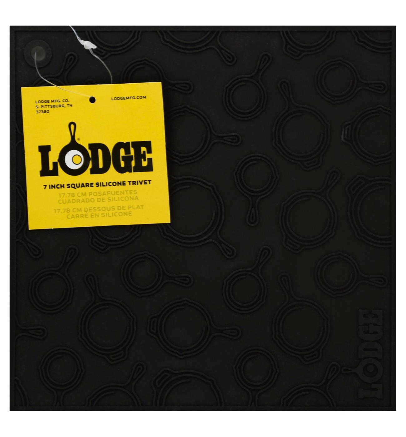 Lodge Square Skillet Pattern Silicone Trivet - Black - Shop Utensils &  Gadgets at H-E-B
