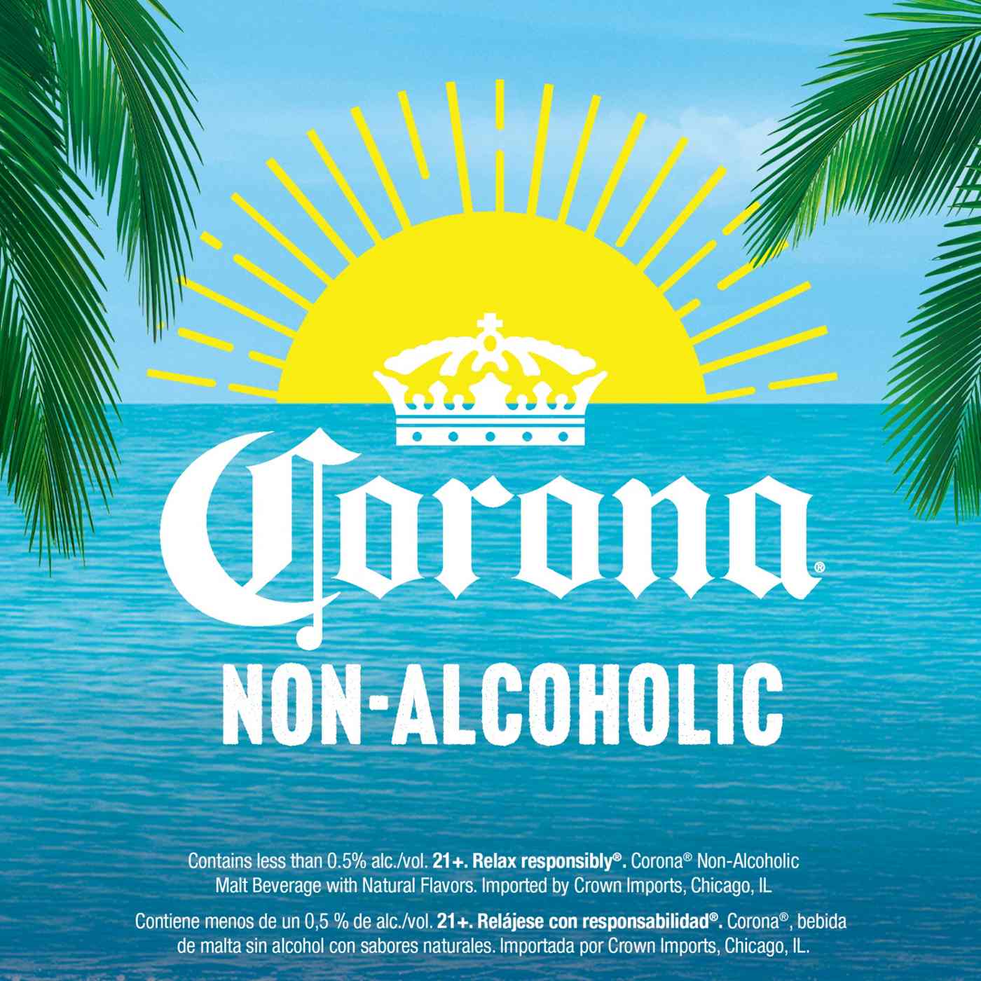 Corona Non-Alcoholic Malt Beverage Mexican Import Brew 12 oz Bottles, 6 pk; image 2 of 11