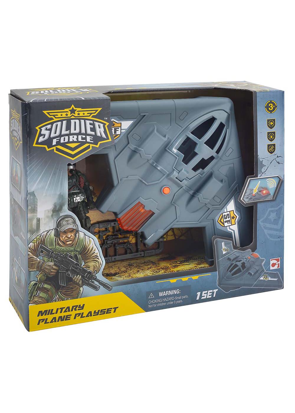 Soldier Force Military Plane Playset; image 2 of 4