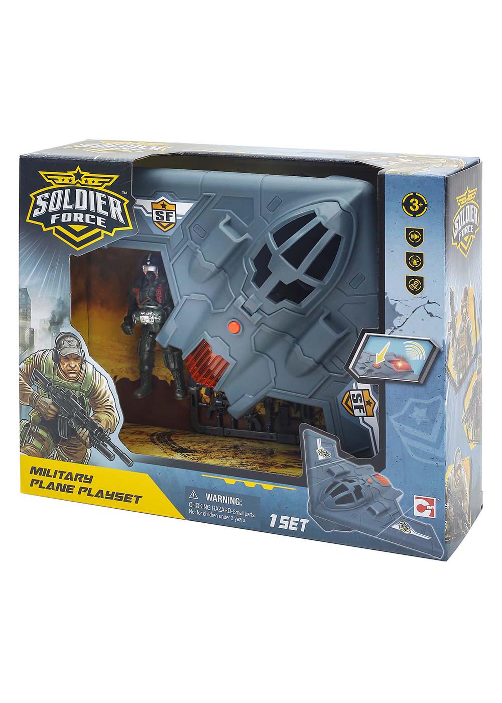 Soldier Force Military Plane Playset; image 3 of 4