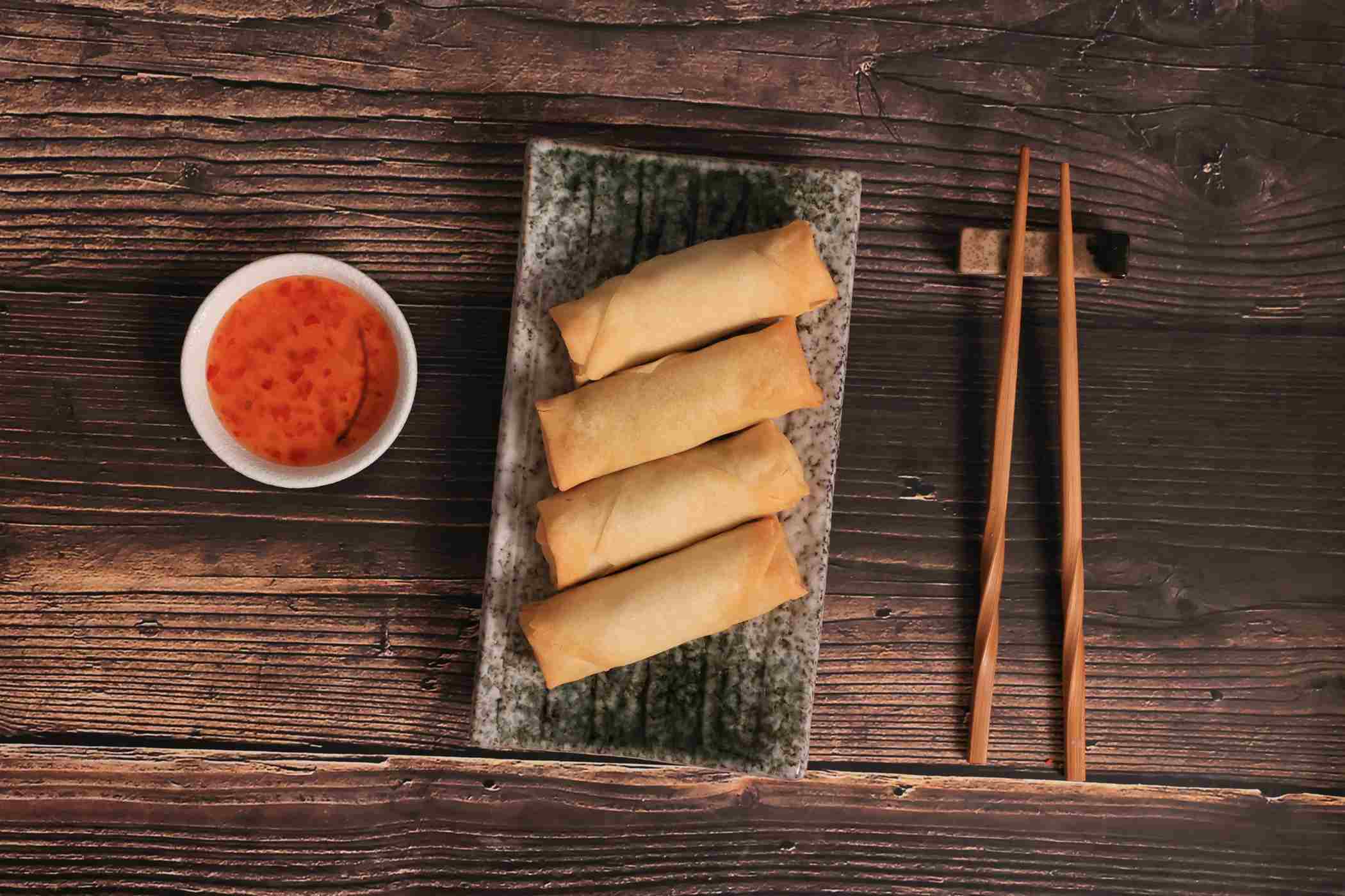 H-E-B Sushiya Shrimp Spring Rolls - Served Hot; image 2 of 2