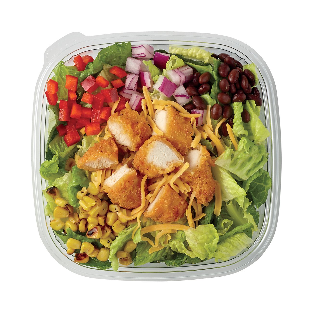 Meal Simple By H-E-B Southwest Chicken Entrée Salad - Shop Salads At H-E-B