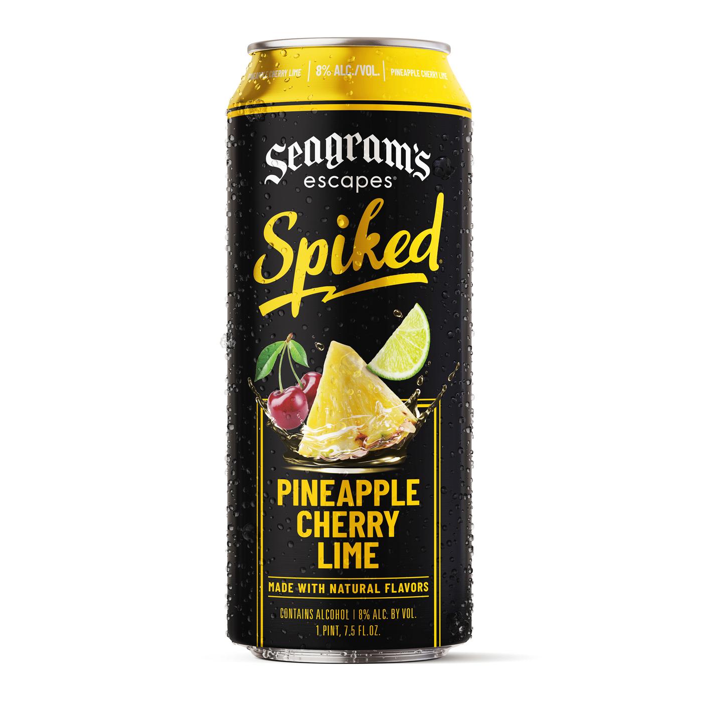 Seagram's Escapes Spiked Pineapple Cherry Lime; image 1 of 2