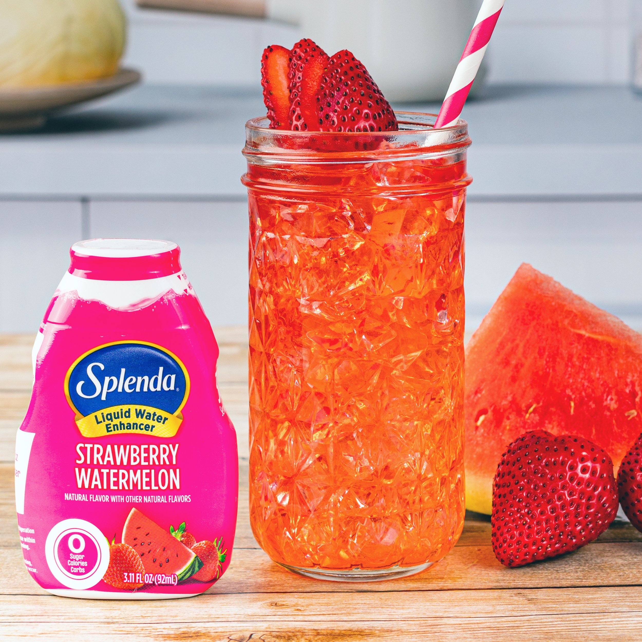 Splenda Liquid Water Enhancer - Strawberry Watermelon - Shop Mixes & flavor  enhancers at H-E-B