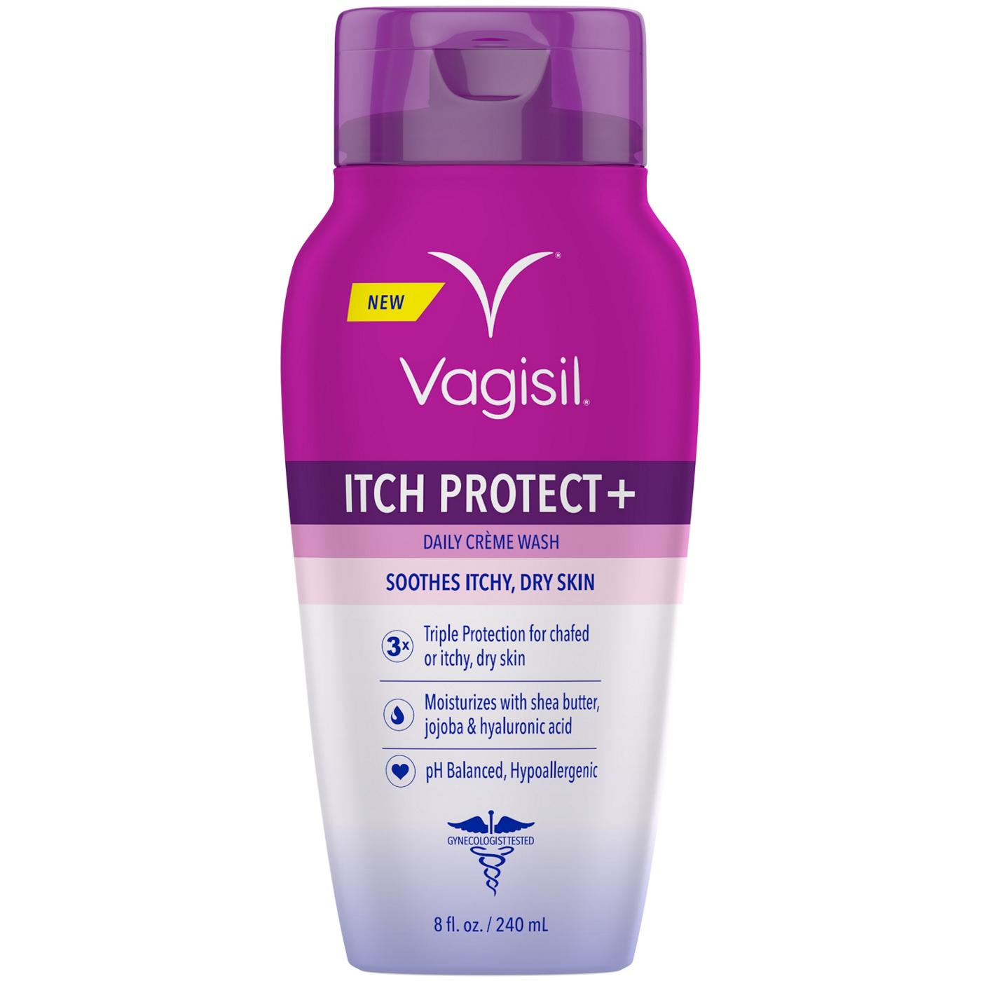 Vagisil Itch Protect+ Daily Creme Wash Shop Wipes & washes at HEB