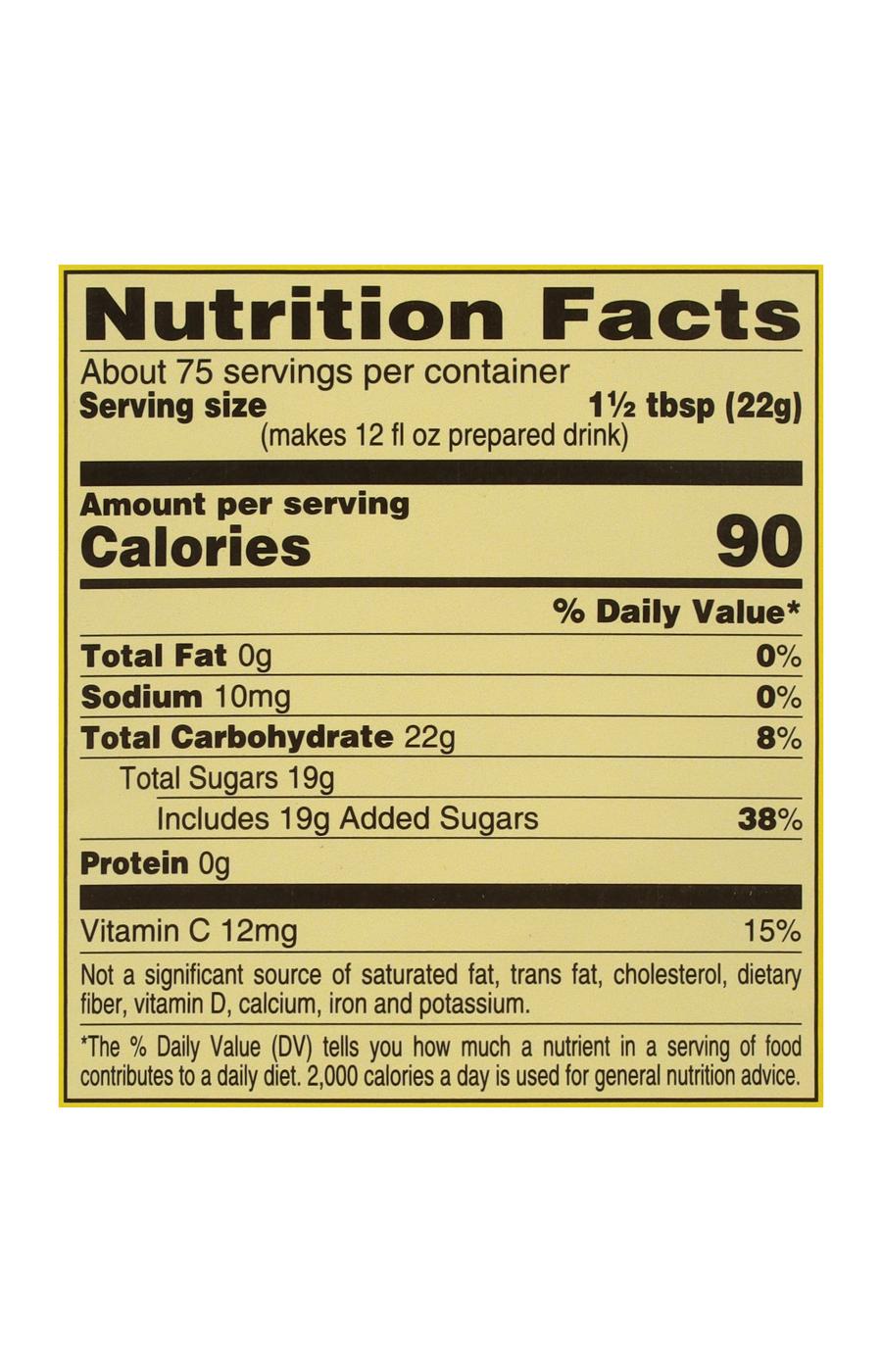 4C Lemonade Drink Mix; image 2 of 2