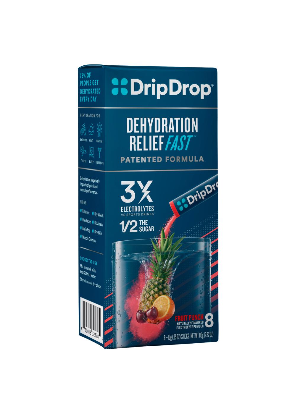 DripDrop Electrolyte Drink Mix - Fruit Punch; image 1 of 4