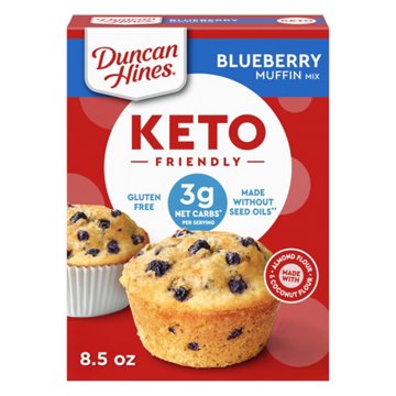 Duncan Hines Keto Friendly Blueberry Muffin Mix