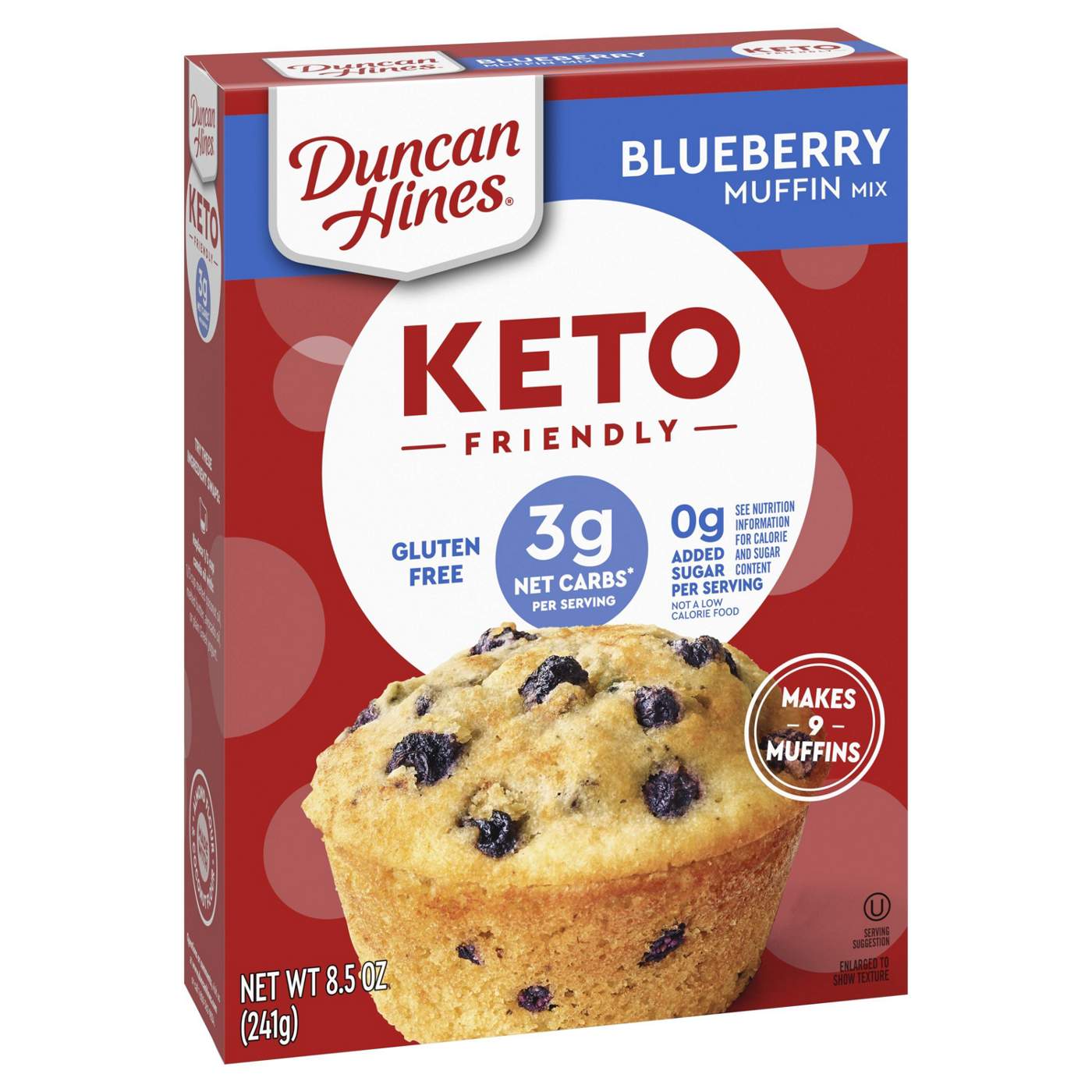 Duncan Hines Keto Friendly Blueberry Muffin Mix; image 4 of 5
