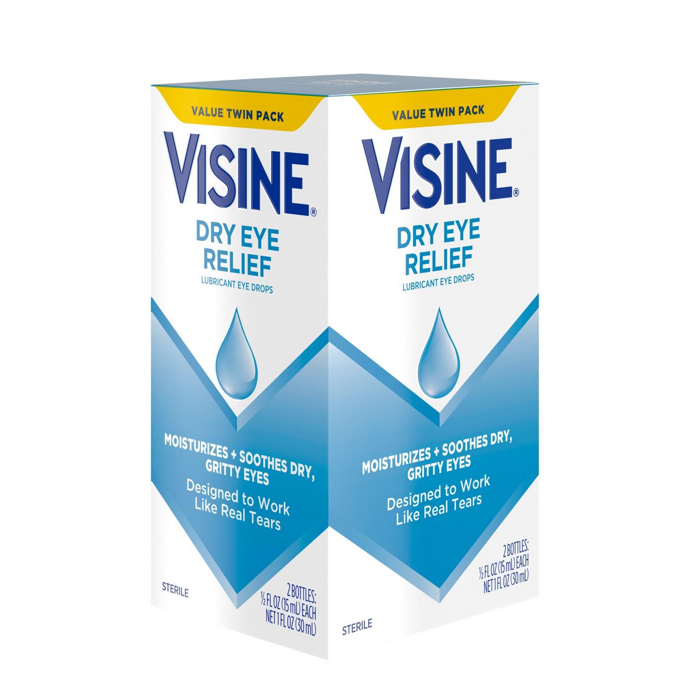 Visine Dry Eye Relief Lubricant Eye Drops; image 5 of 6