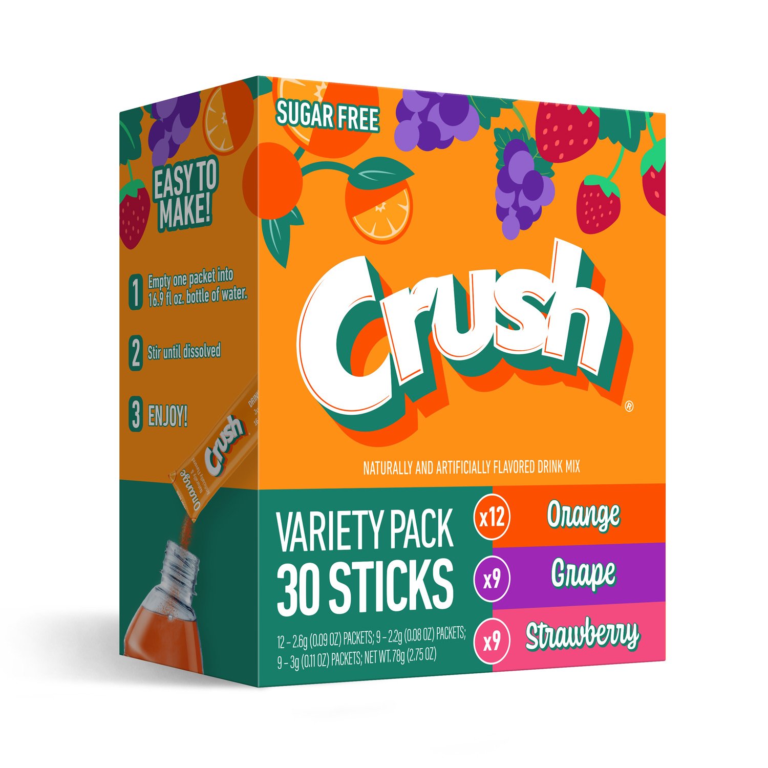 Crush Drink Mix Variety Pack - Shop Mixes & flavor enhancers at H-E-B