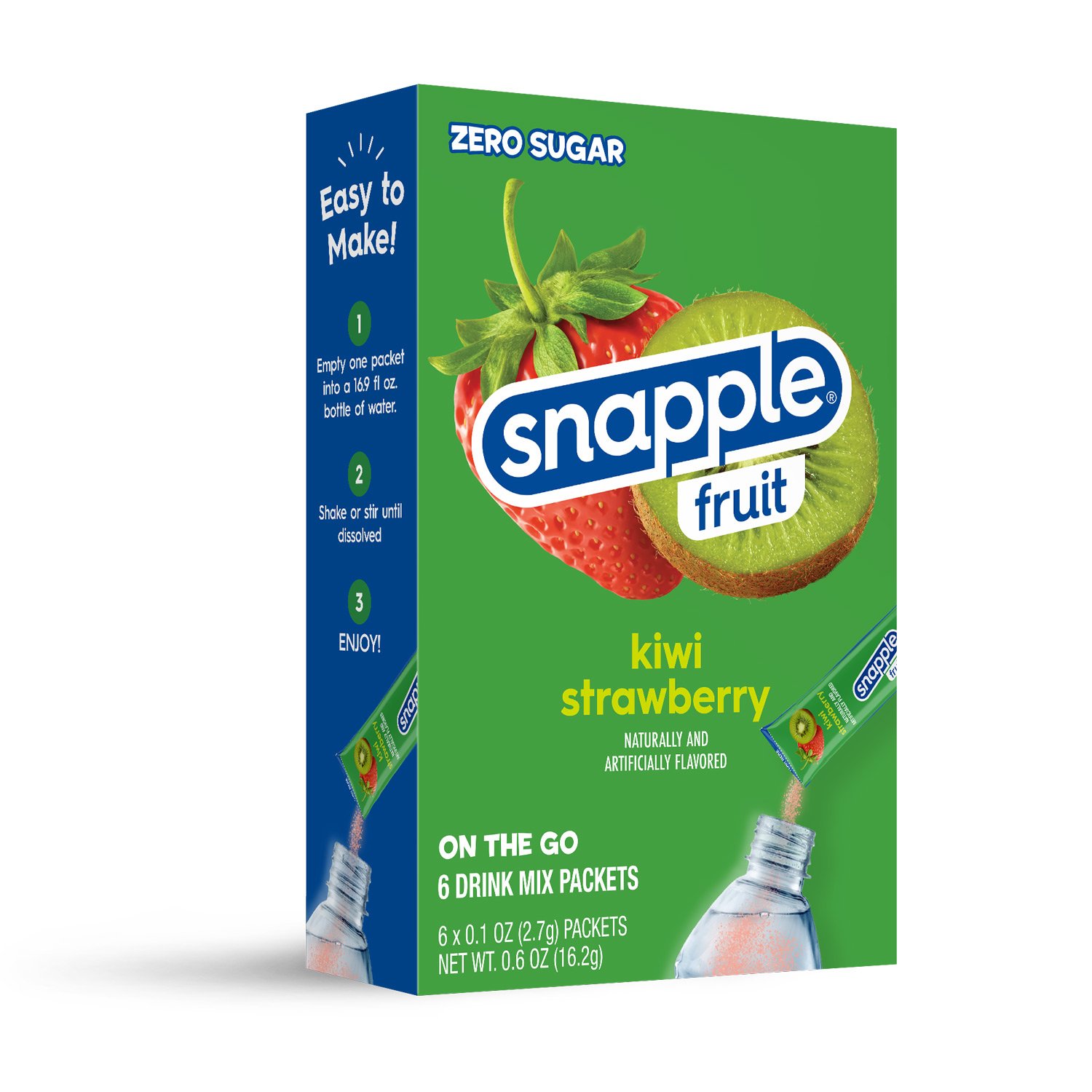 Snapple On the Go Drink Mix Kiwi Strawberry Shop Mixes & flavor