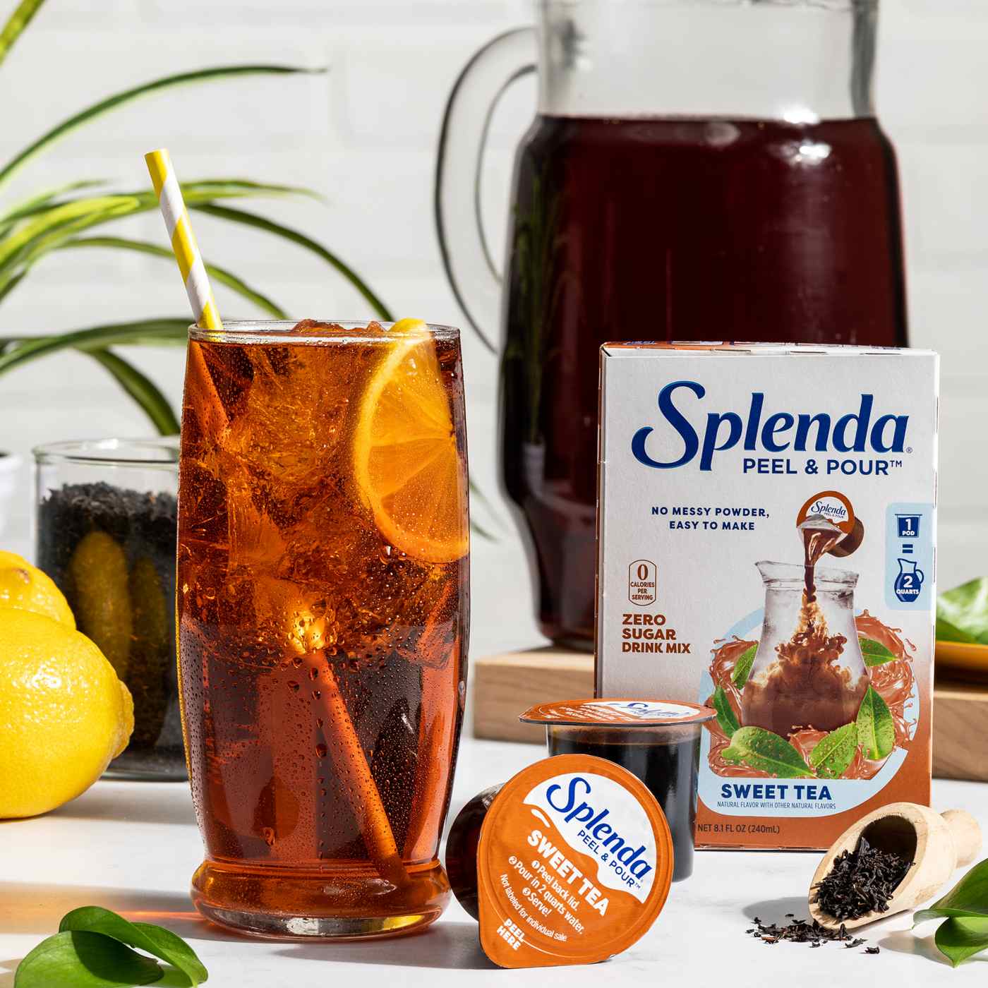 Splenda Peel & Pour Pitcher Perfect Drink Mix - Sweet Tea; image 3 of 3