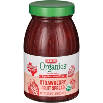 H-E-B Organics Strawberry Fruit Spread - Texas Size Pack, 29 oz