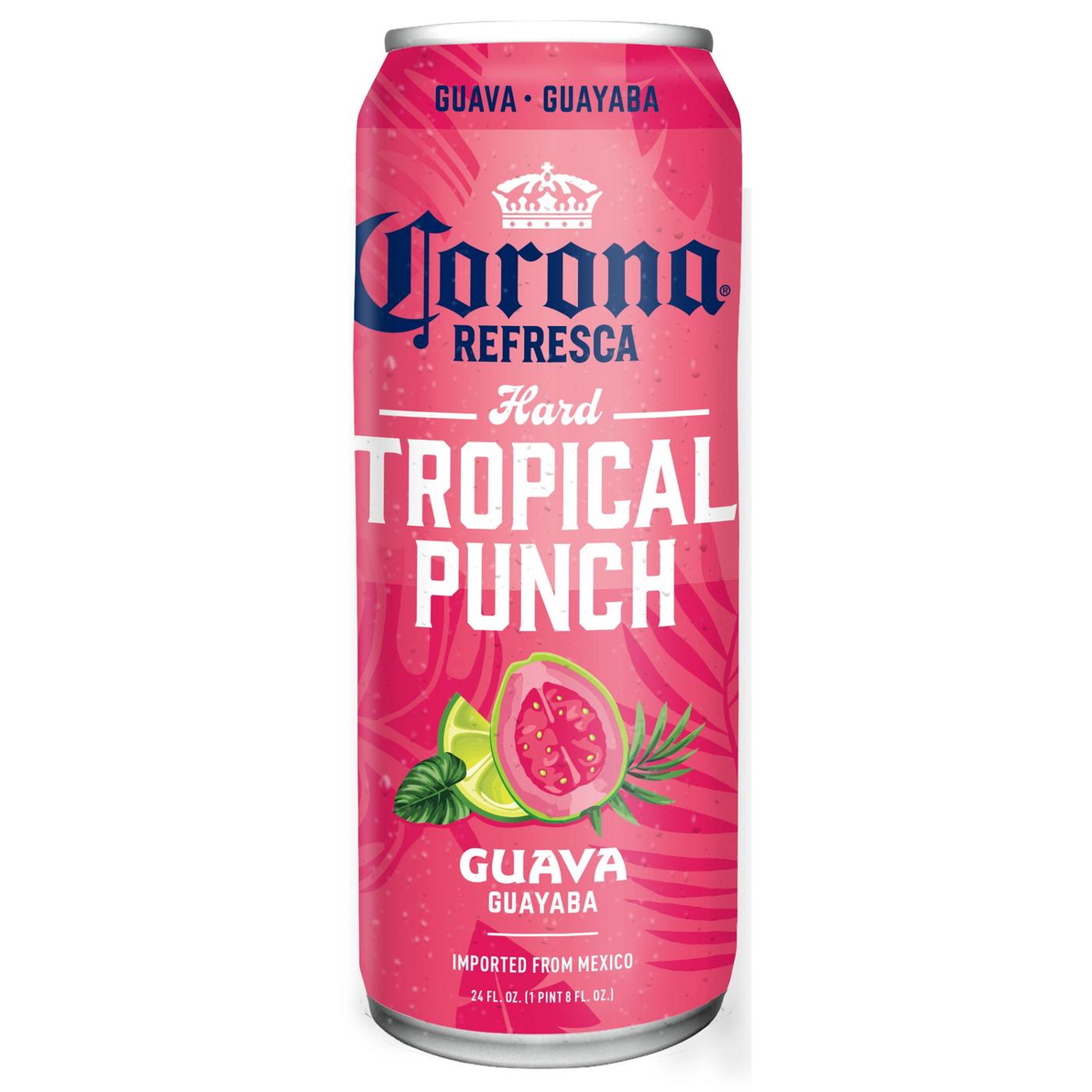 Corona Refresca Hard Tropical Punch Guava 24 oz Can; image 1 of 8