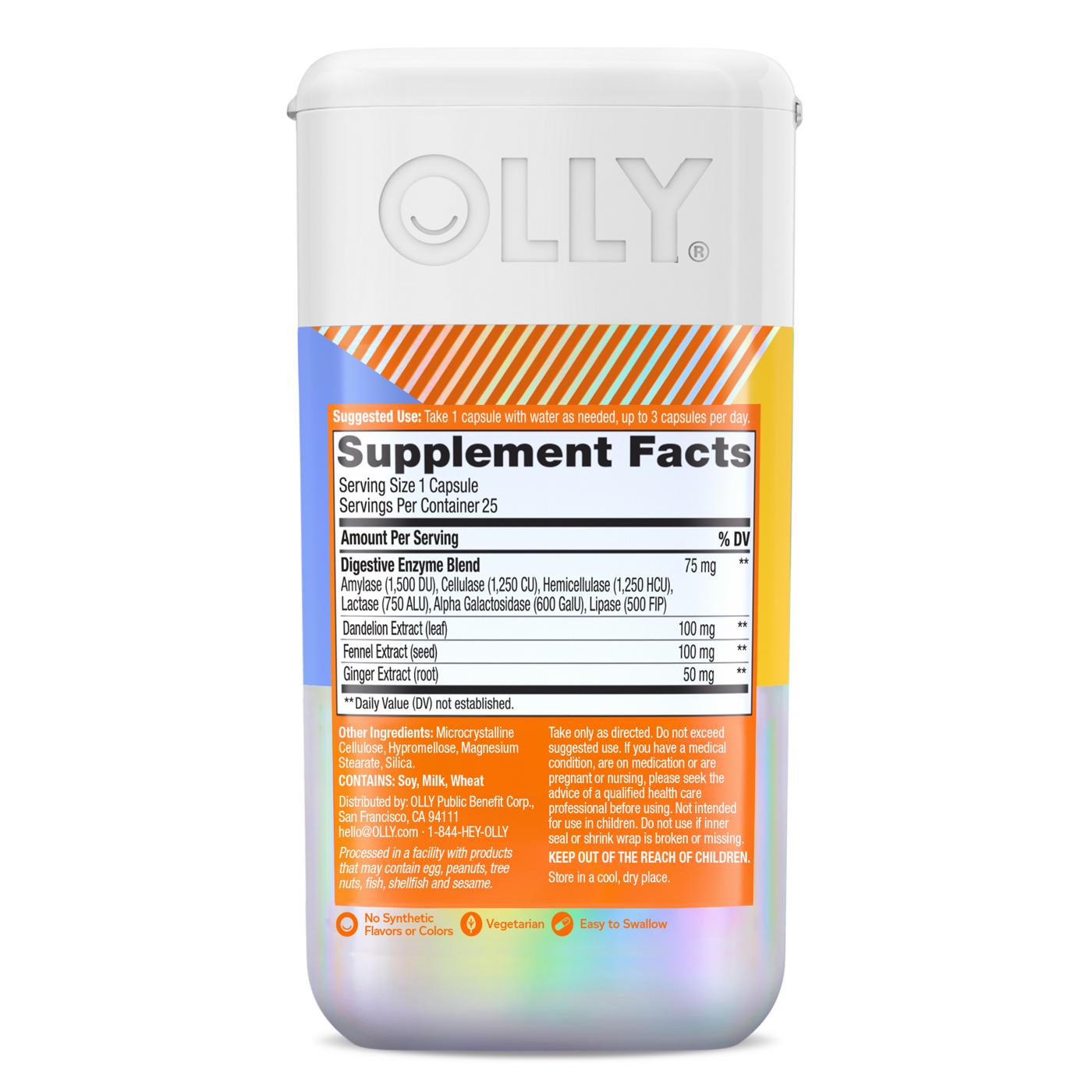 Olly Beat the Bloat  Digestive Enzyme Support Capsules; image 7 of 8