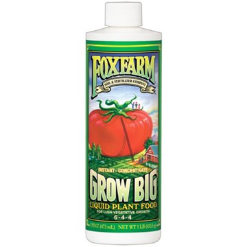 Fox Farm Grow Big Liquid Plant Food, 16 oz