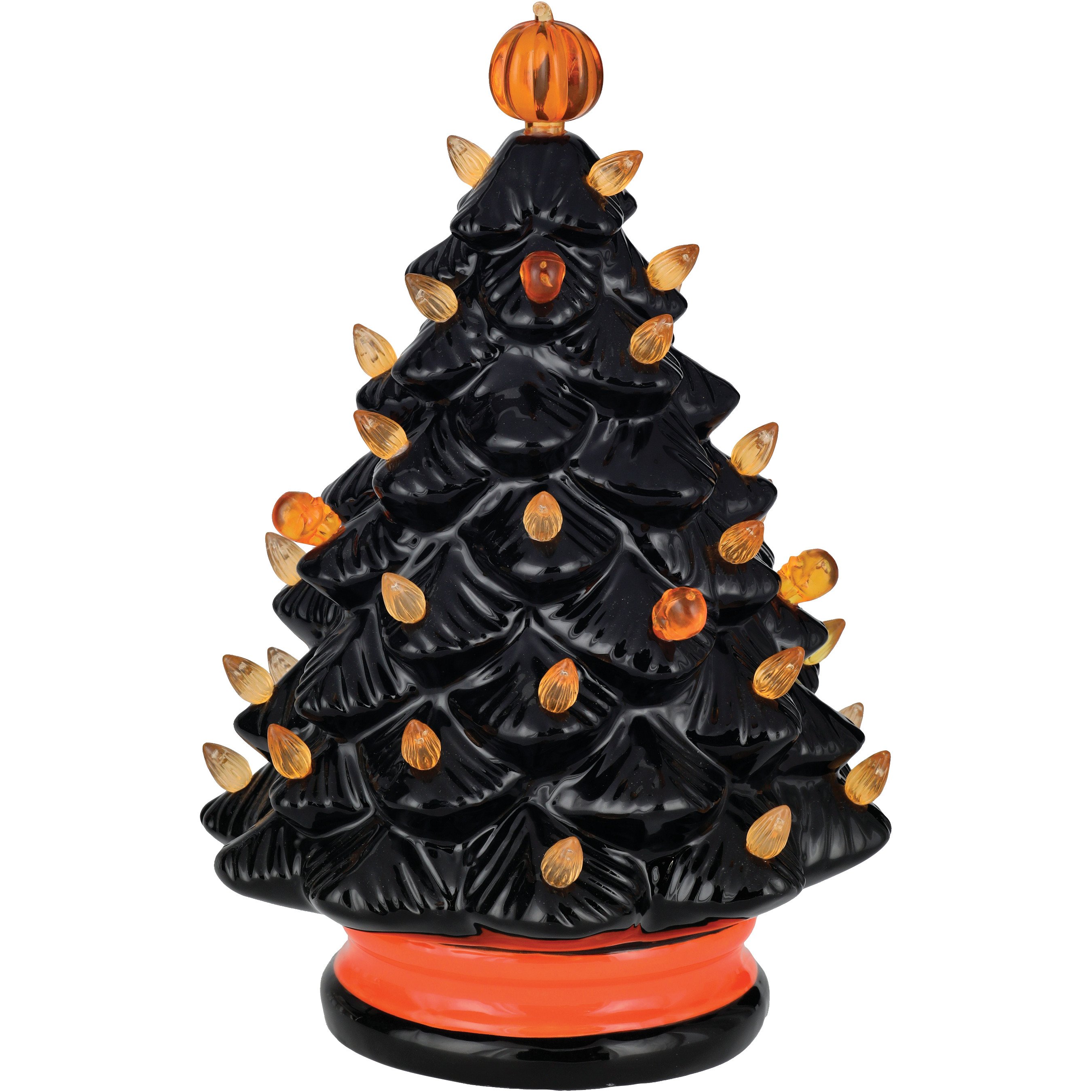 Destination Holiday Light Up Ceramic Halloween Tree Shop Seasonal