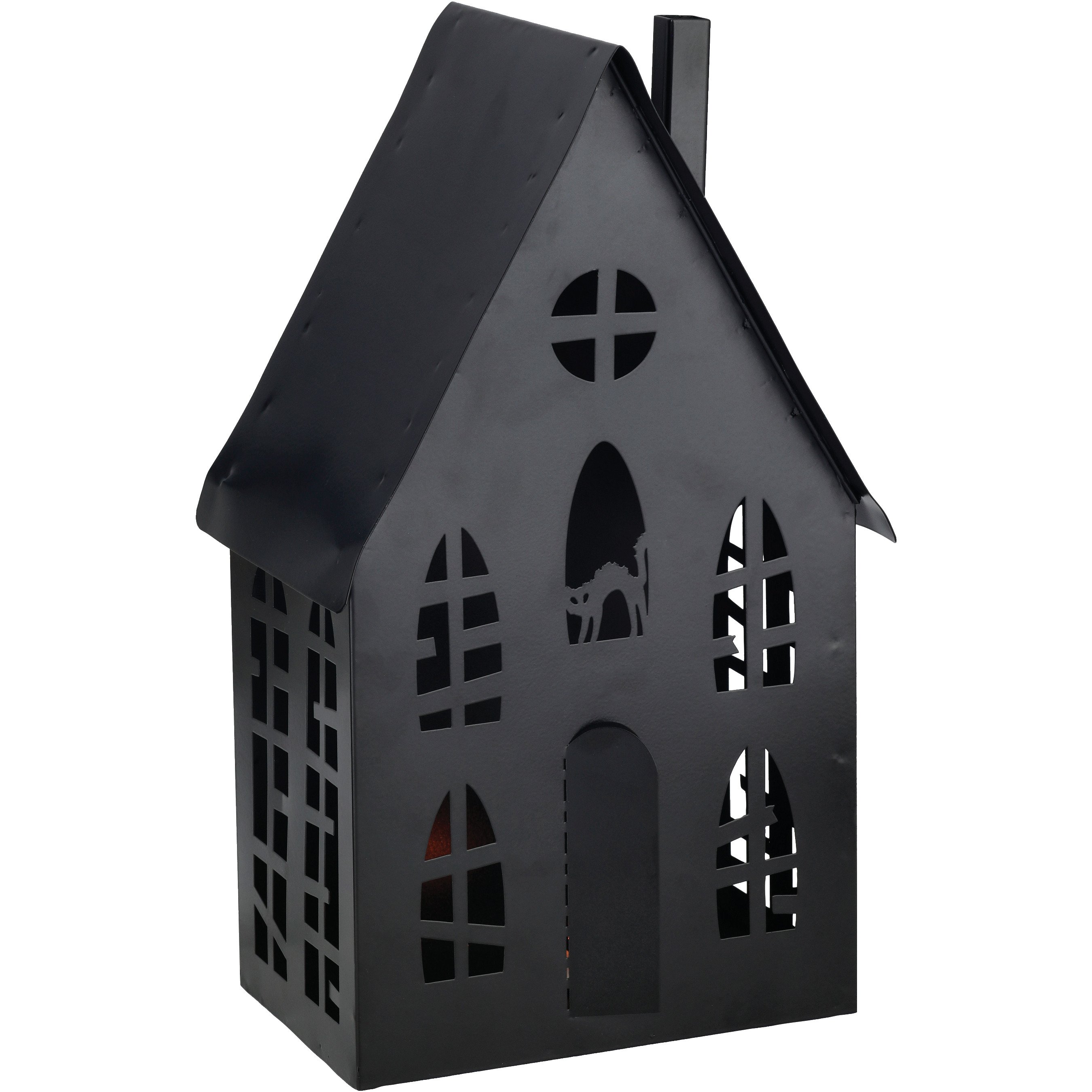 Destination Holiday Metal House Halloween Decoration Black Shop