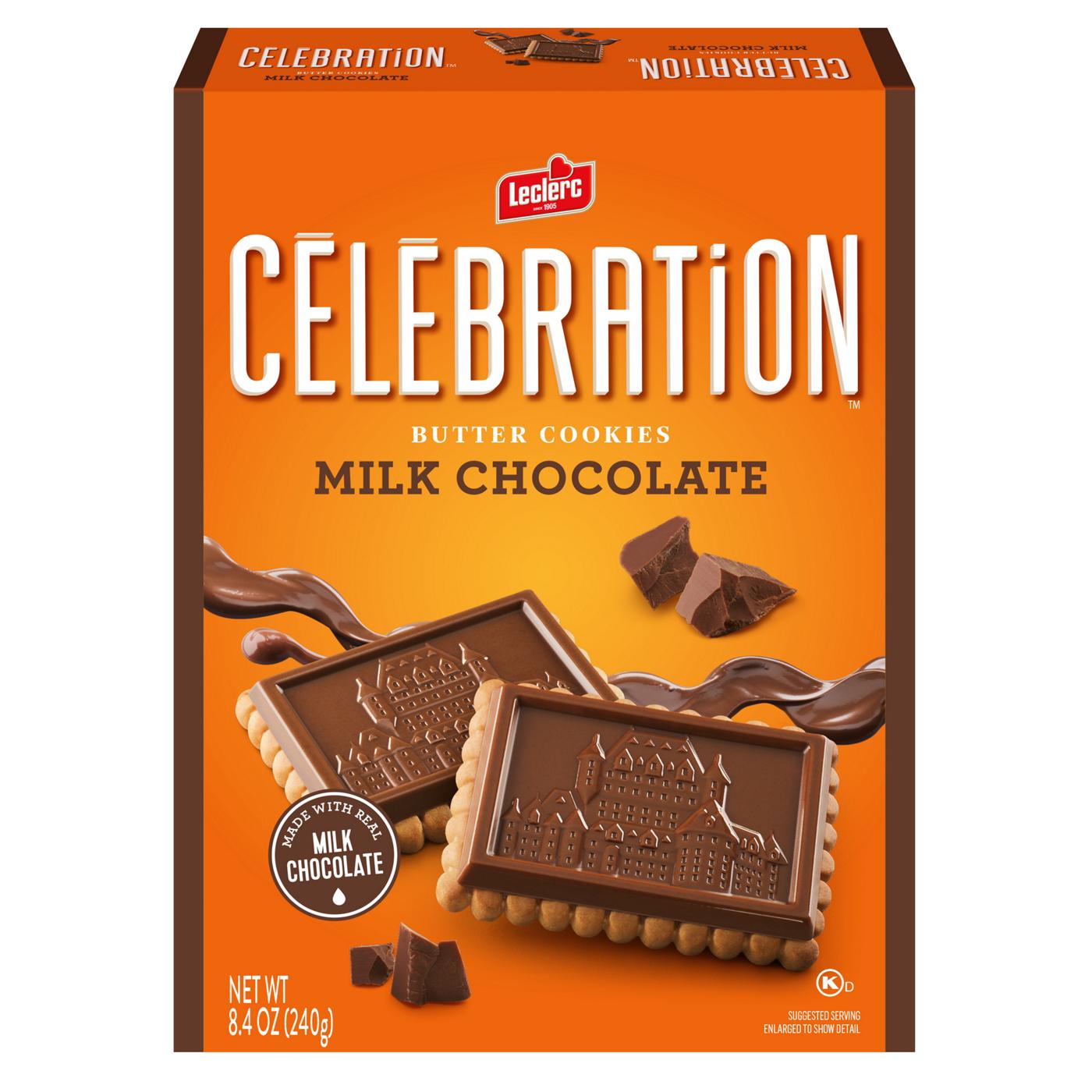 Leclerc Celebration Milk Chocolate Butter Cookies; image 1 of 2