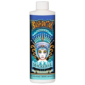 Fox Farm Bush Doctor Wholly Mackerel Fish Fertilizer, 16 oz