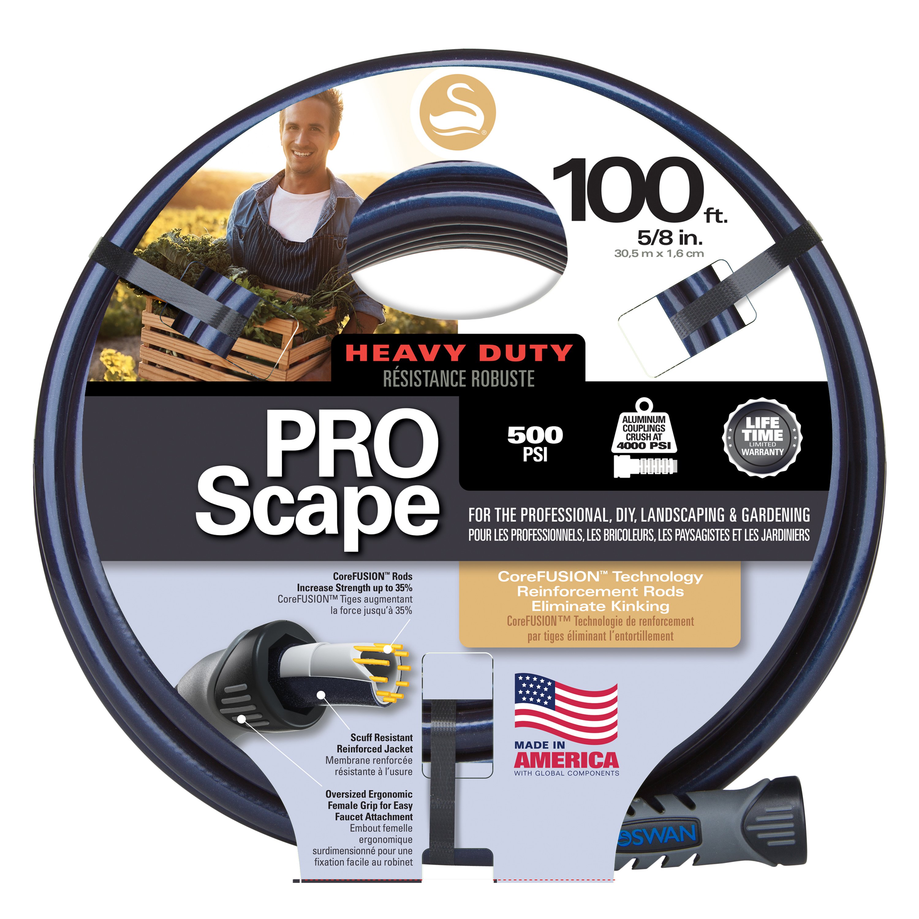 Swan PROScape Heavy Duty Garden Hose, 5/8" Shop Hoses & watering at HEB
