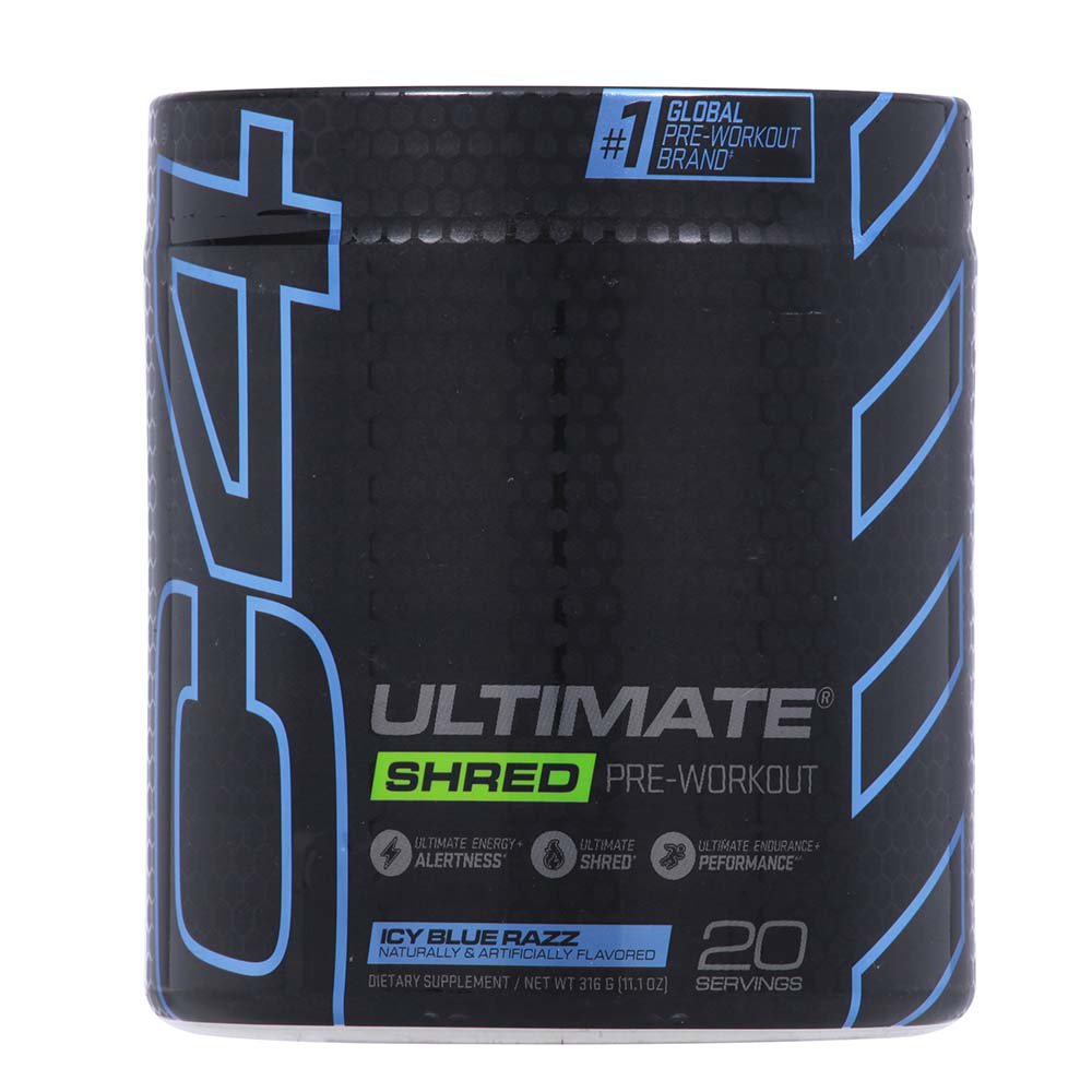 C4 Ultimate Shred Preworkout Icy Blue Razz Shop Diet & fitness at HEB