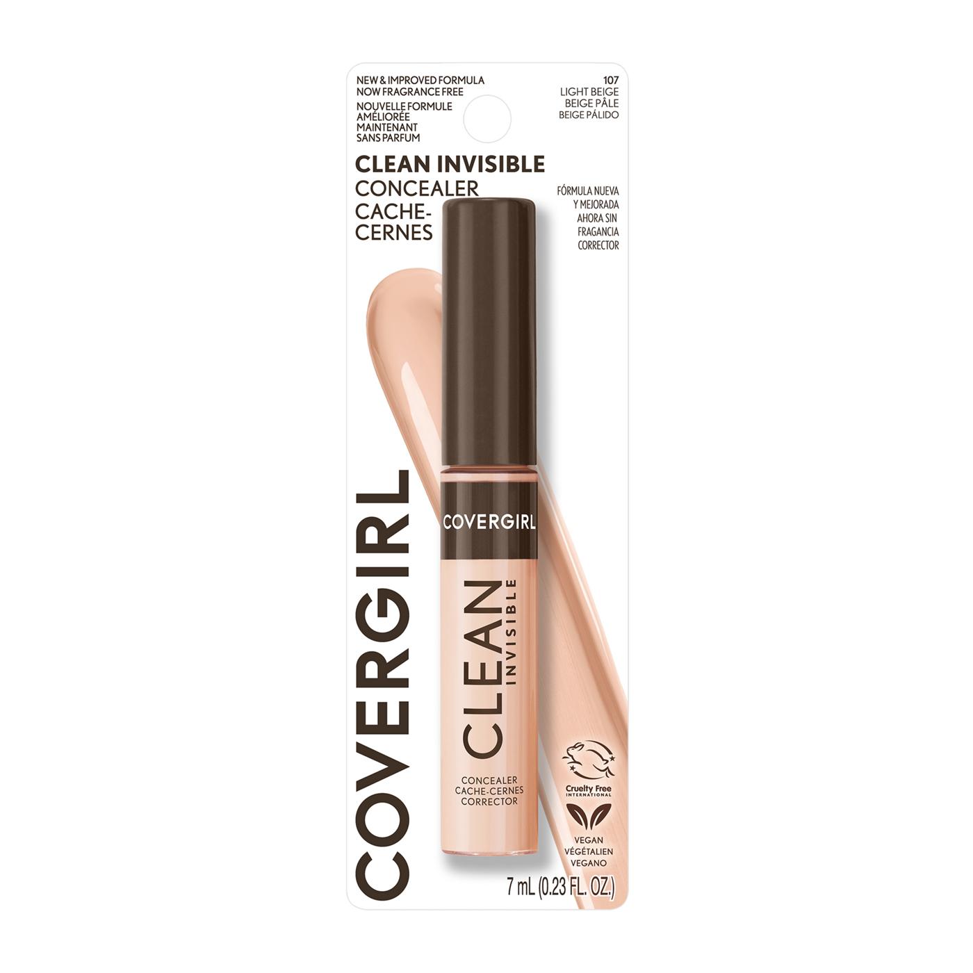 Covergirl Clean Invisible Concealer - Light Beige; image 1 of 15