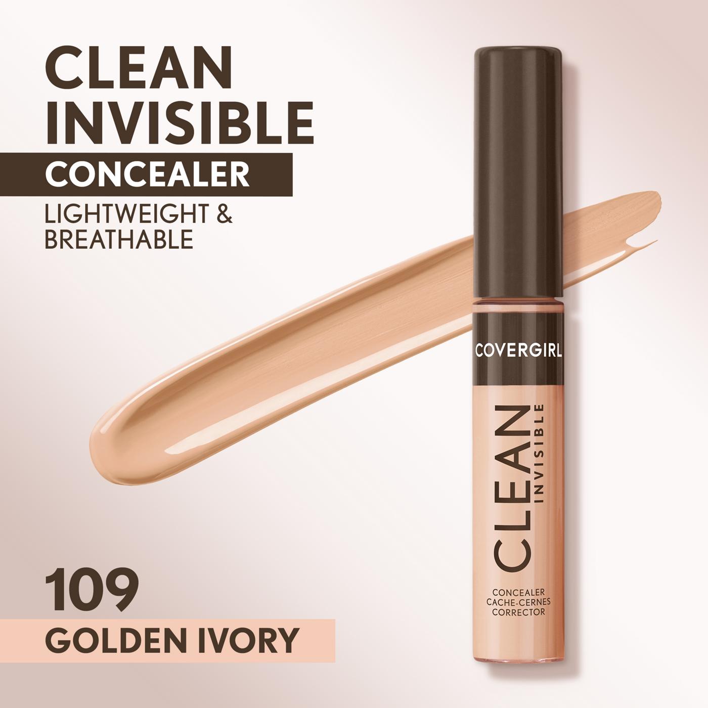Covergirl Clean Invisible Concealer - Golden Ivory; image 6 of 14