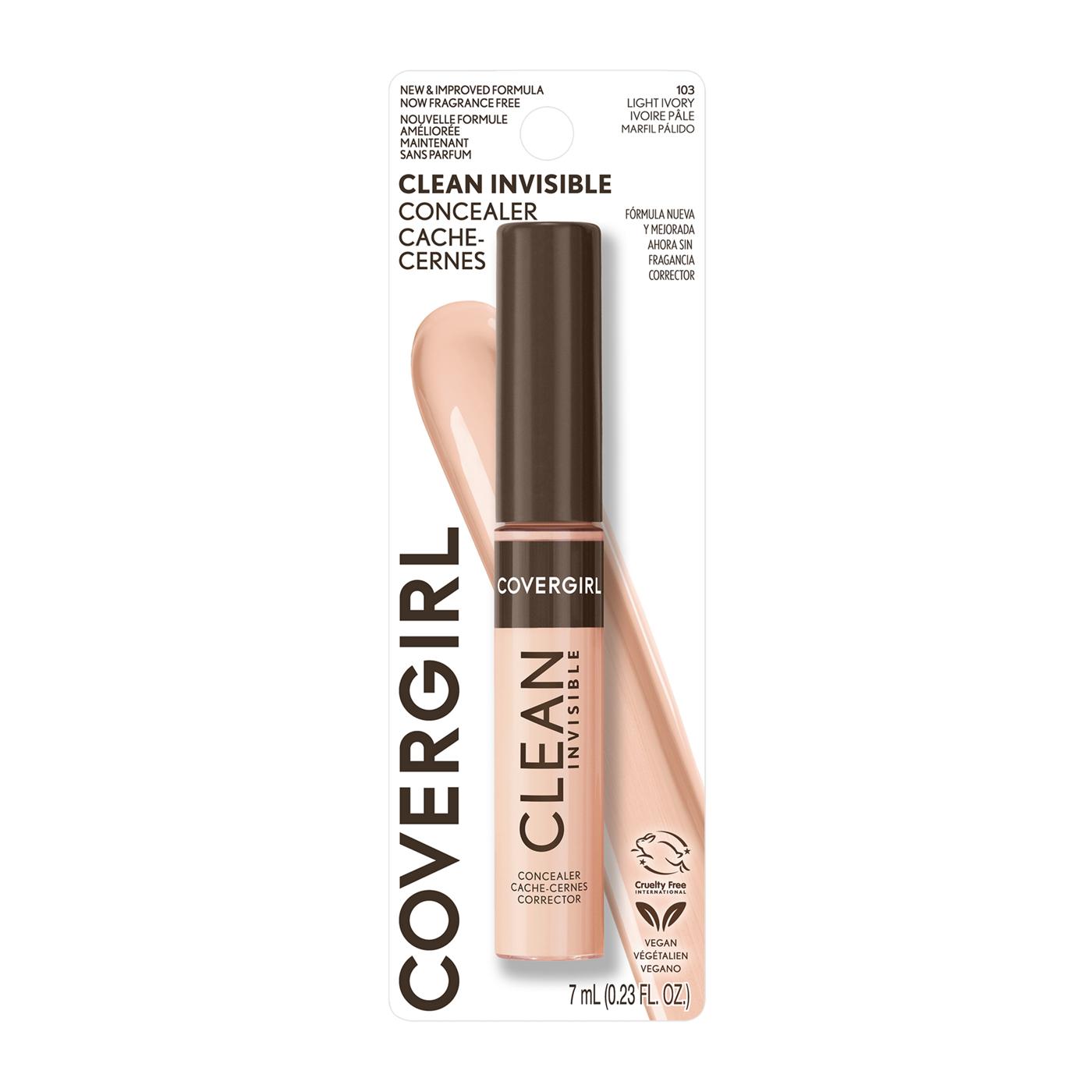 Covergirl Clean Invisible Concealer - Light Ivory; image 1 of 15
