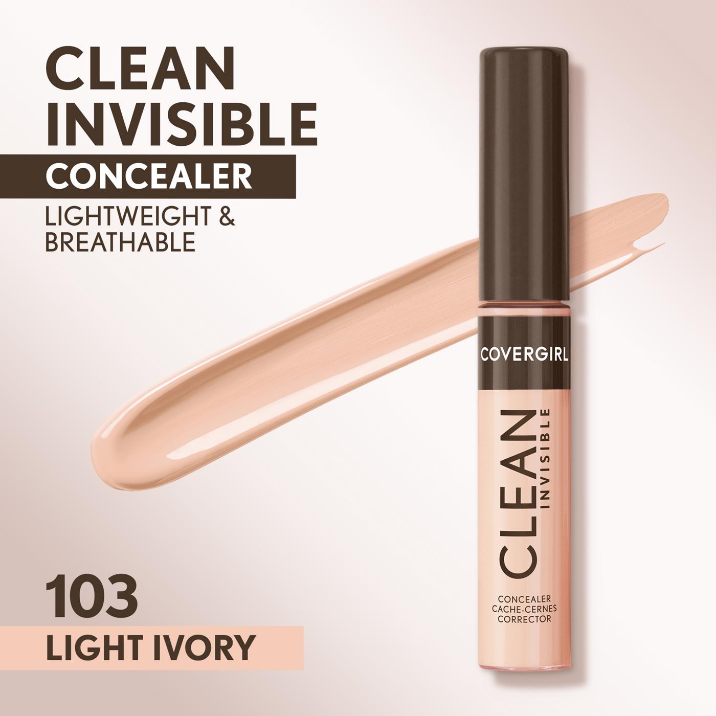Covergirl Clean Invisible Concealer - Light Ivory; image 11 of 15