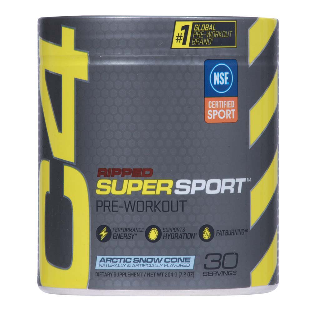 C4 Ripped Super Sport PreWorkout Arctic Snow Cone Shop Diet